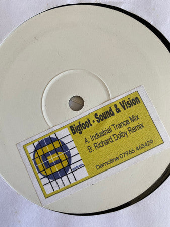 Bigfoot (37) : Sound & Vision (12", W/Lbl)