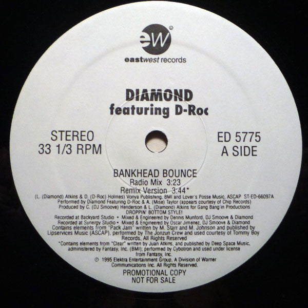 Diamond (19) Feat. D-Roc : Bankhead Bounce (12", Promo)