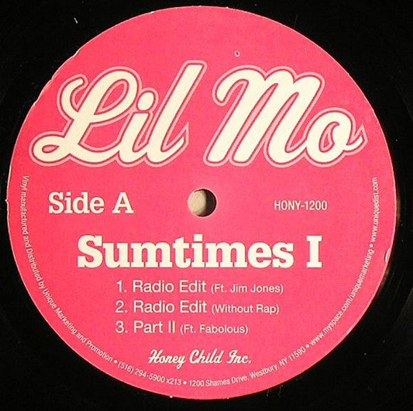 Lil' Mo : Sumtimes I (12")