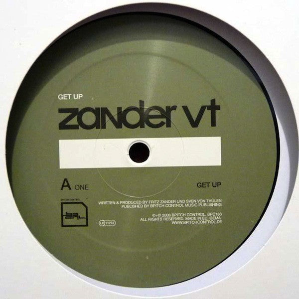Zander VT : Get Up (12", EP)