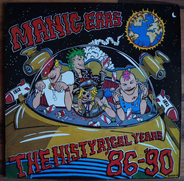 Various : Manic Ears - The Histyrical Years '86-'90 (LP, Comp, Ltd)