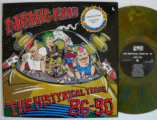 Various : Manic Ears - The Histyrical Years '86-'90 (LP, Comp, Ltd)