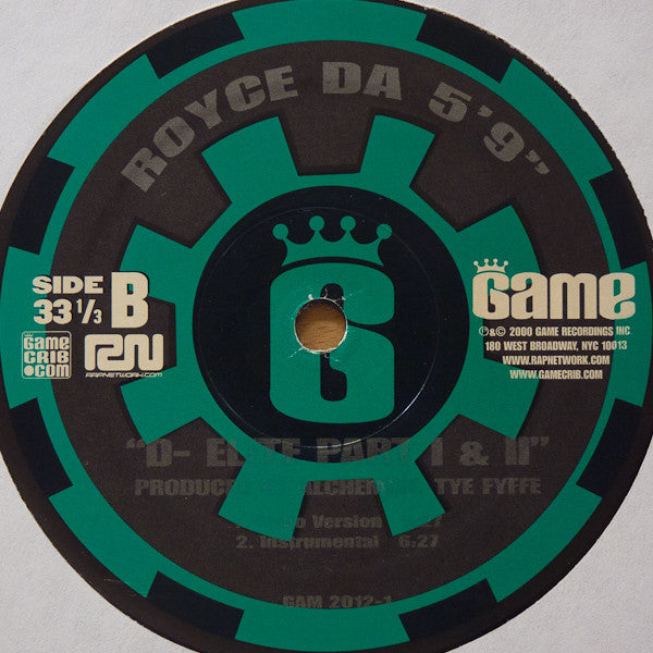 Royce Da 5'9" : You Can't Touch Me / D-Elite (12")