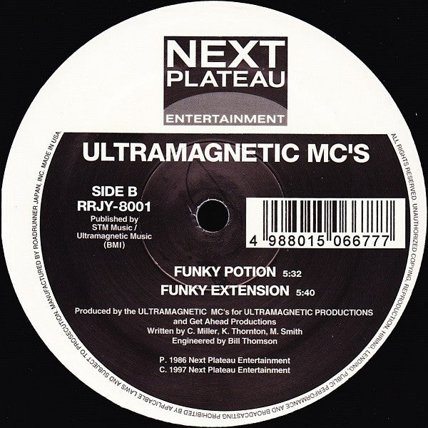 Ultramagnetic Mc's : Ego Trippin' / Funky Potion (12", RE)