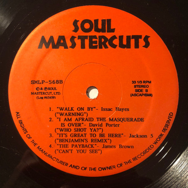 Various : Soul Mastercuts (LP, Comp, Unofficial)