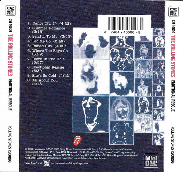 The Rolling Stones : Emotional Rescue (MD, Album)