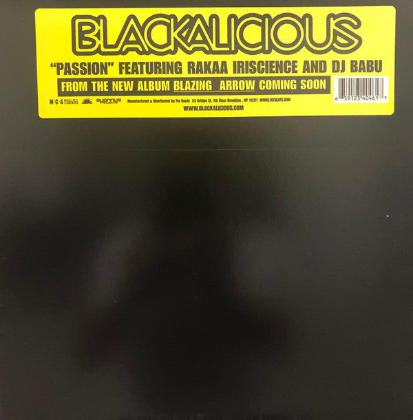 Blackalicious : Passion (12")