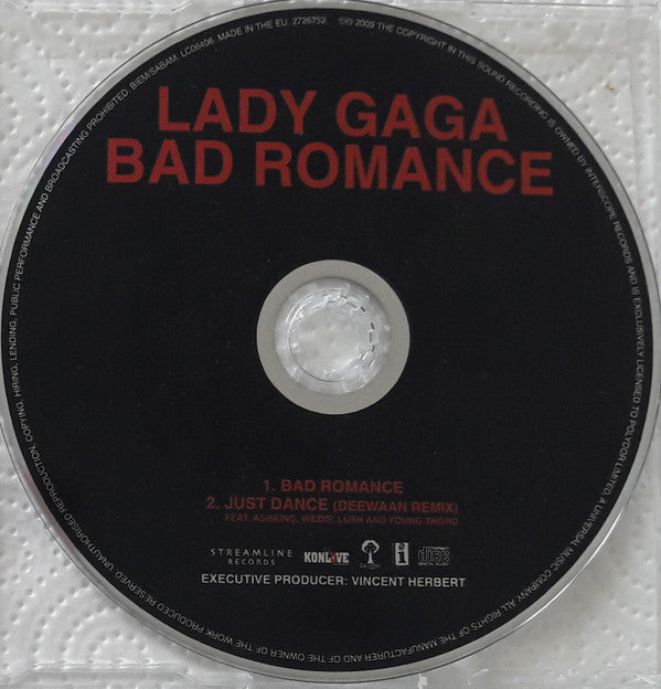 Lady Gaga : Bad Romance (CD, Single)