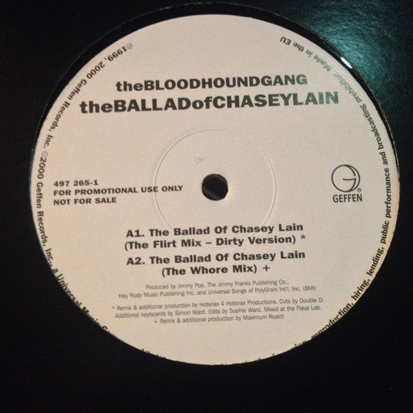 Bloodhound Gang : The Ballad Of Chasey Lain (12", Promo)