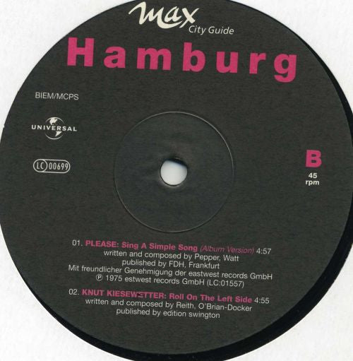 Various : Sound Of The City - Hamburg (12", Smplr)