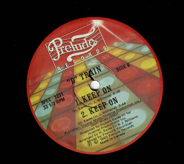 Unlimited Touch / D-Train : Searching To Find The One / Keep On (12")