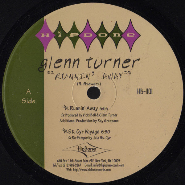 Glenn Turner : Runnin' Away (12")