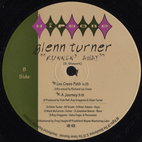 Glenn Turner : Runnin' Away (12")