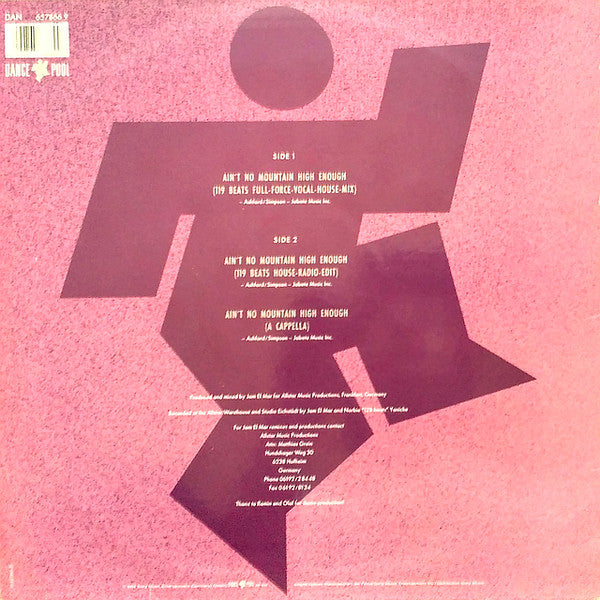 Paris Red : Ain't No Mountain High Enough Remix (12")