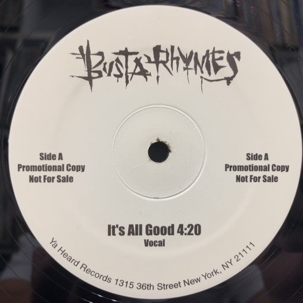 Busta Rhymes : It's All Good (12", EP, Unofficial)