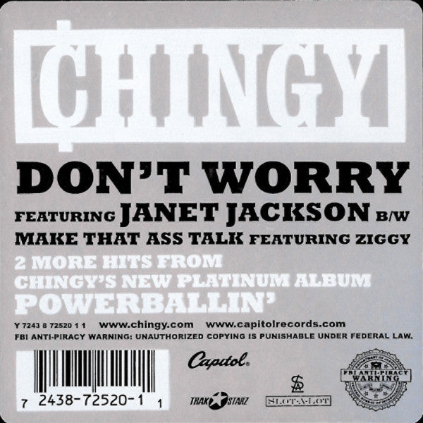 Chingy : Don't Worry (12")