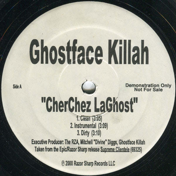Ghostface Killah : CherChez LaGhost (12", Promo)