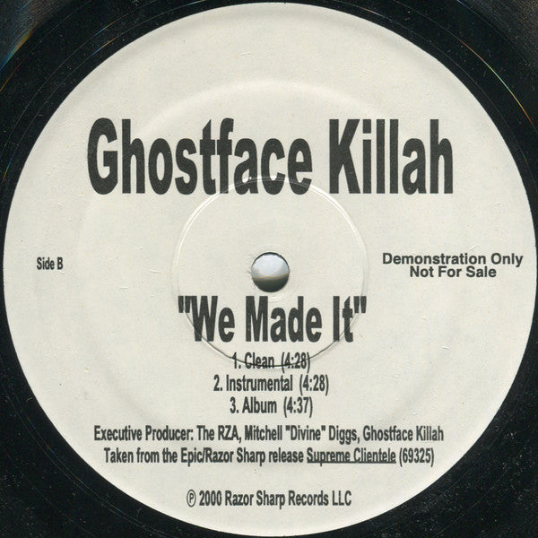 Ghostface Killah : CherChez LaGhost (12", Promo)