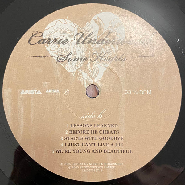 Carrie Underwood : Some Hearts (LP + LP, S/Sided, Etch + Album, RE)