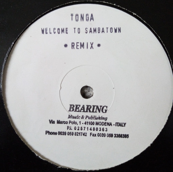 Tonga : Welcome To Sambatown (12", S/Sided, Ltd)