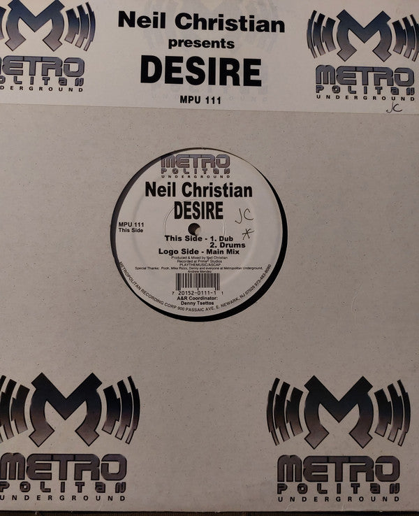 Neil Christian : Desire (12")