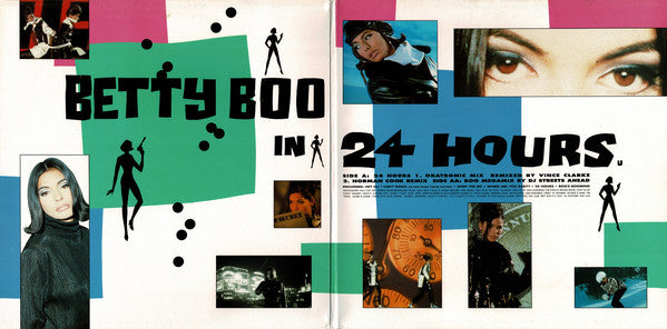 Betty Boo : 24 Hours (The Remixes) (12", S/Edition)