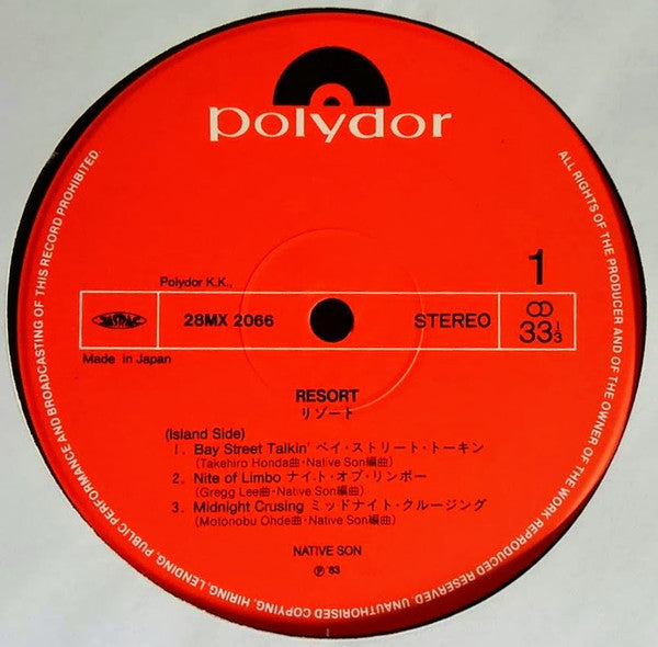 Native Son : Resort (LP, Album)