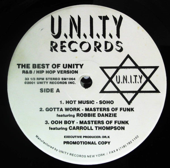 Various : The Best Of Unity R&B/Hip Hop Version (2xLP, Smplr)