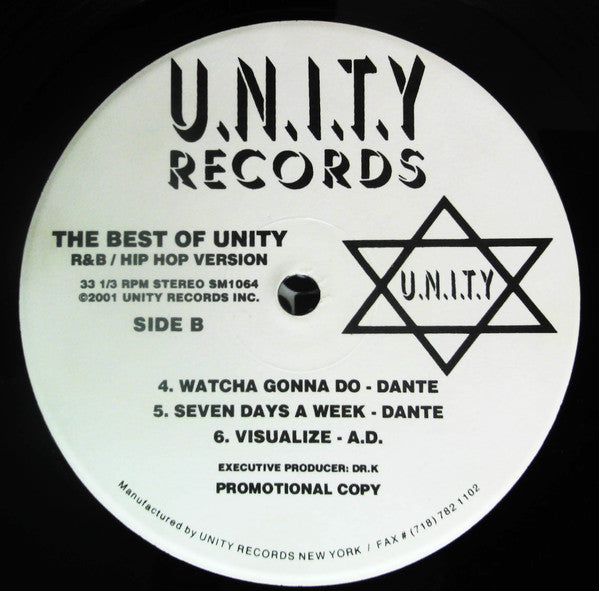 Various : The Best Of Unity R&B/Hip Hop Version (2xLP, Smplr)