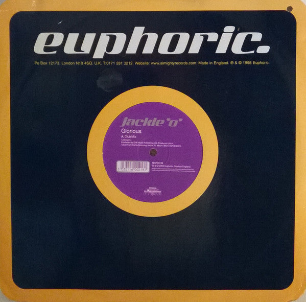 Jackie 'O' : Glorious / Wonderwall 2000 (12")