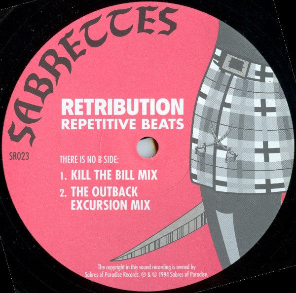 Retribution : Repetitive Beats (12")