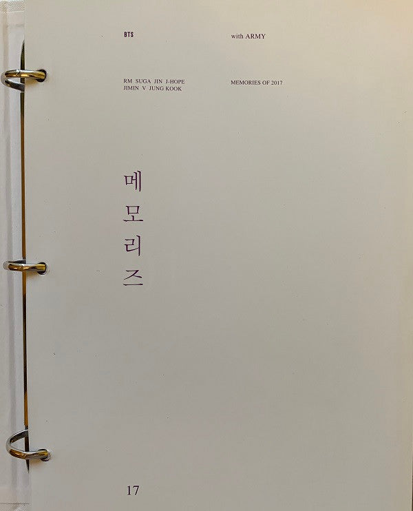 BTS (4) : Memories Of 2017 (5xDVD-V)