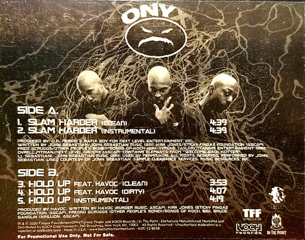 Onyx : Slam Harder (12", Promo)