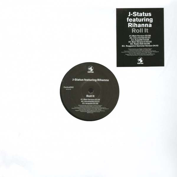 J-Status Featuring Rihanna : Roll It (12", Maxi)