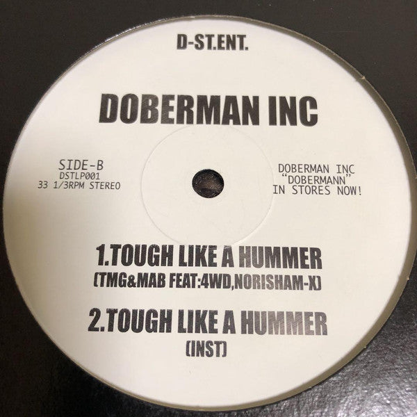 Doberman Inc : W.H. Mega Burnin'/Tough Like A Hammer (12", Maxi)