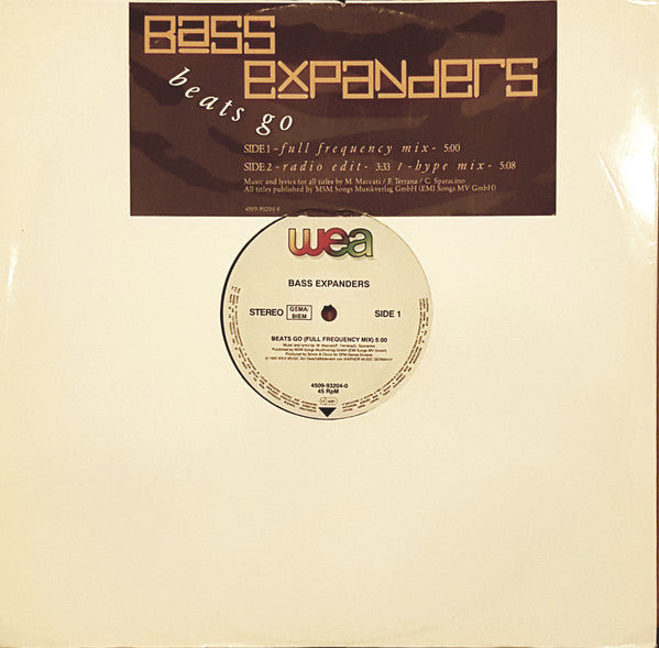 Bass Expanders : Beats Go (12")