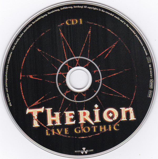 Therion : Live Gothic (2xCD, Album + DVD-V, PAL)