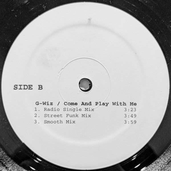 G-Wiz (3) : Teddy Bear / Come And Play With Me (12", Unofficial)