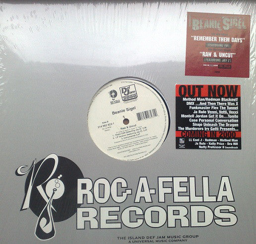 Beanie Sigel : Remember Them Days / Raw & Uncut (12", Single)