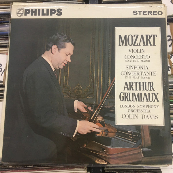 Arthur Grumiaux, Wolfgang Amadeus Mozart : Violin Concerto K. 211 / Sinfonia Concertante K. 364 (LP)