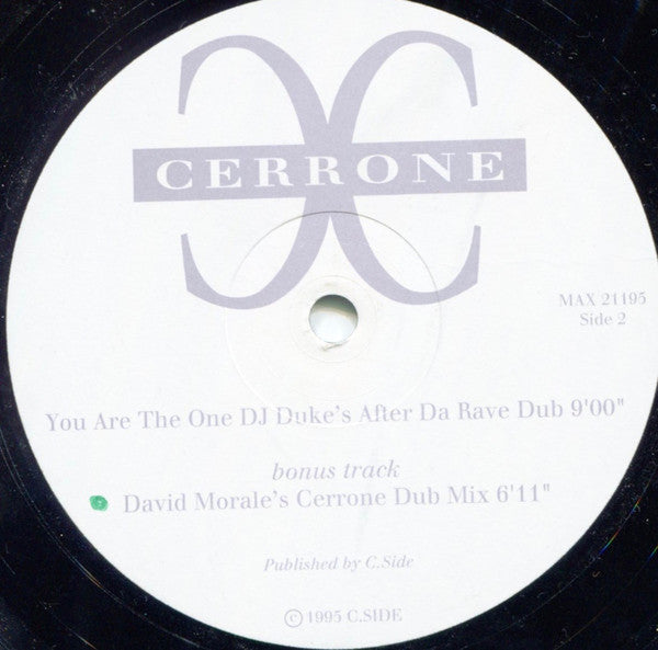 Cerrone : You Are The One (12")