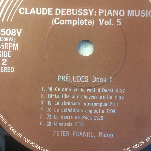Claude Debussy, Peter Frankl : Complete Piano Music Volume 5 (LP, Album)