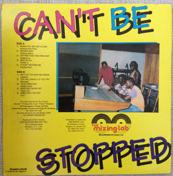 Various : Can't Be Stopped (LP, Comp)