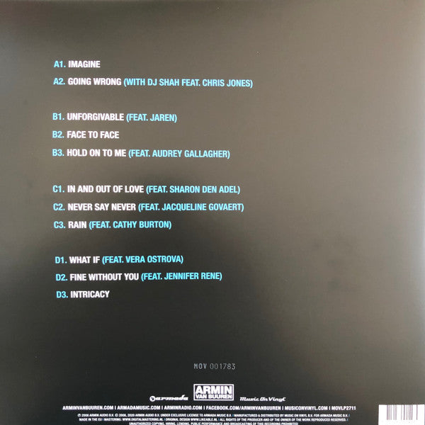 Armin van Buuren : Imagine (2xLP, Album, Ltd, Num, RE, Blu)
