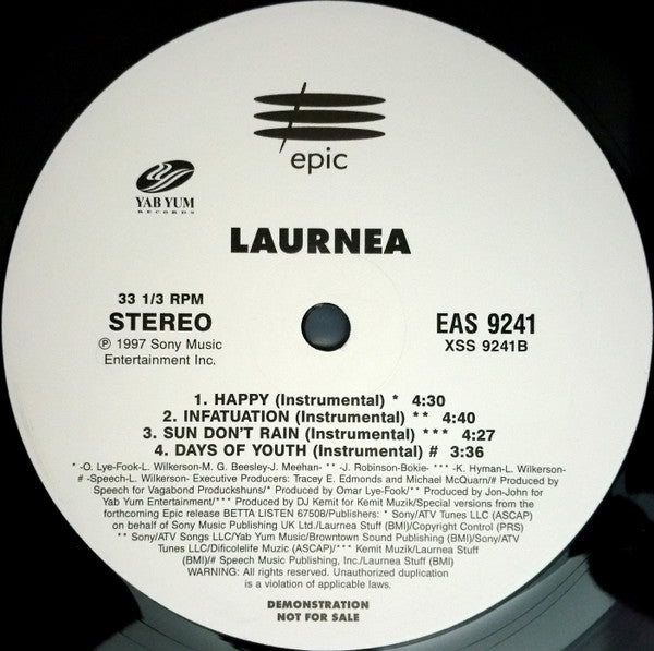Laurnea : Betta Listen (12", Promo, Smplr)
