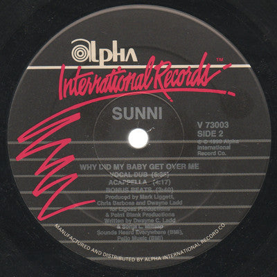 Sunni : Why Did My Baby Get Over Me (12")