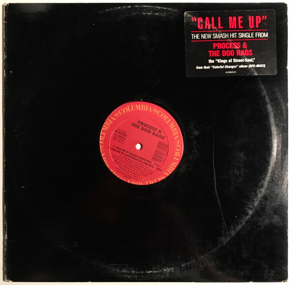 Process and the Doo Rags : Call Me Up (12", Single)