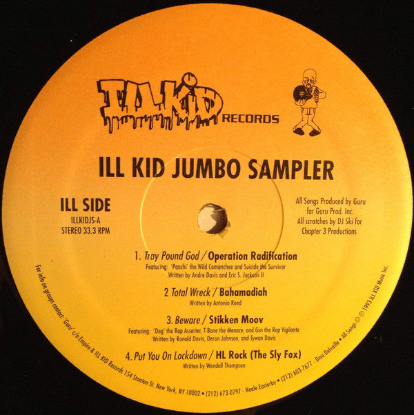 Various : Ill Kid Jumbo Sampler (12", Smplr, Ora)