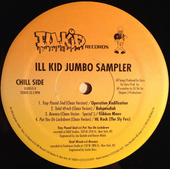 Various : Ill Kid Jumbo Sampler (12", Smplr, Ora)