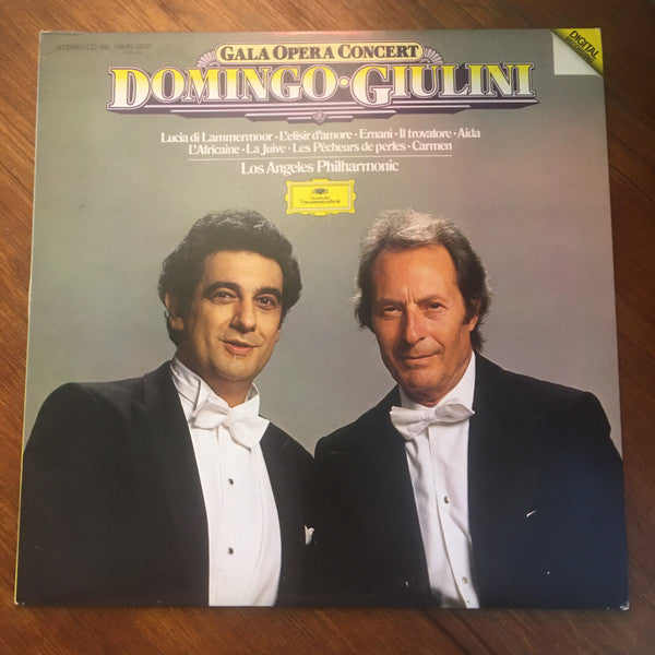 Placido Domingo, Carlo Maria Giulini, Los Angeles Philharmonic Orchestra : Gala Opera Concert (LP)